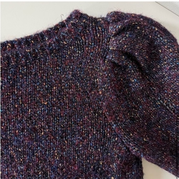 Club Monaco Metallic Puff Sleeve Sweater - Picture 7 of 9